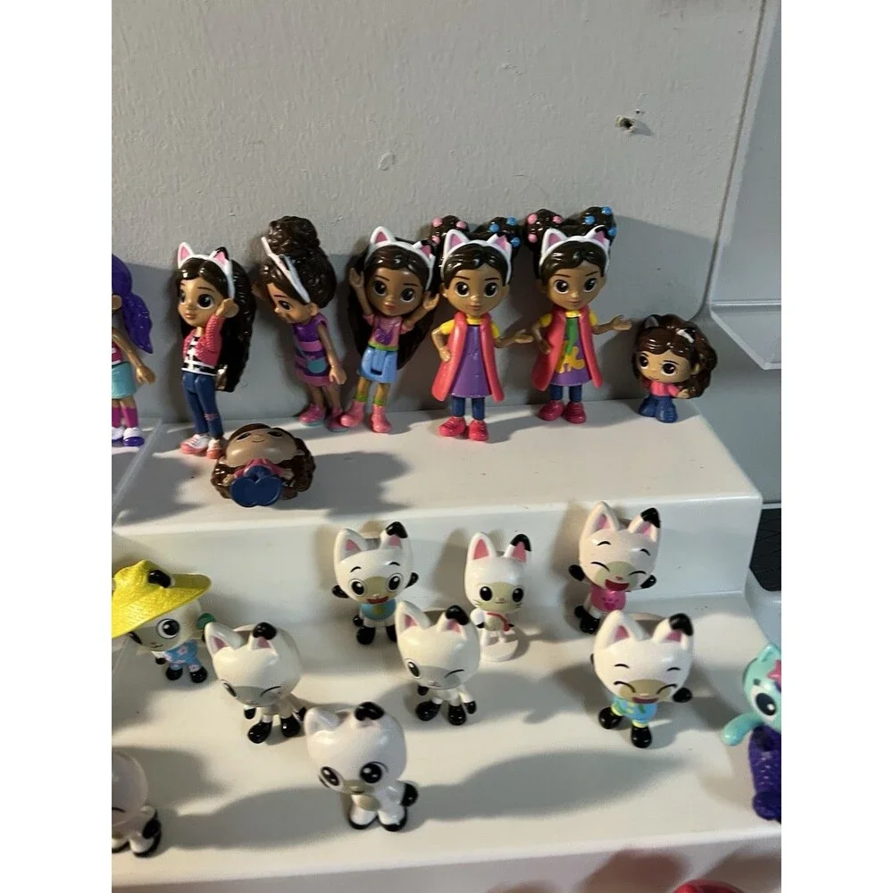 Gabby's Dollhouse Toy Lot Of 65+ Figures Furniture & Accessories